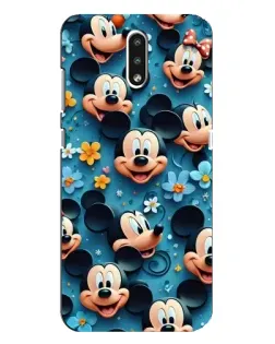 Чохол для Nokia 2.3 з картинкою «Паттерн Міккі та Мінні»