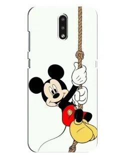 Чехол для Nokia 2.3 с картинкой «Mickey на канате»