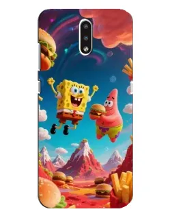 Чохол для Nokia 2.3 з картинкою «Космічний фастфуд»