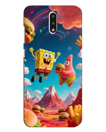 Чохол для Nokia 2.3 з картинкою «Космічний фастфуд»