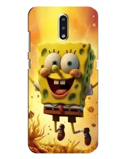 Чохол для Nokia 2.3 з картинкою «Губка Боб стрибає»
