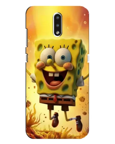 Чохол для Nokia 2.3 з картинкою «Губка Боб стрибає»