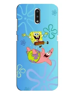 Чохол для Nokia 2.3 з картинкою «Спанч Боб та Патрік»
