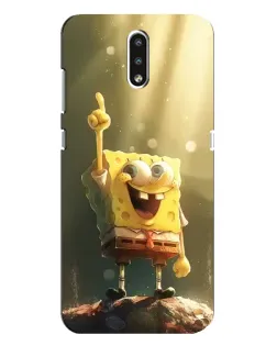 Чохол для Nokia 2.3 з картинкою «Сяючий Спанч Боб»