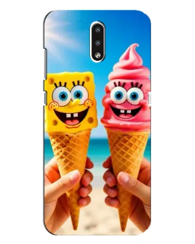 Чохол для Nokia 2.3 з картинкою «Спанч Боб морозиво»