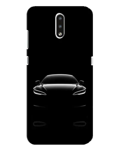 Чехол для Nokia 2.3 с картинкой «Силуэт Tesla Night»