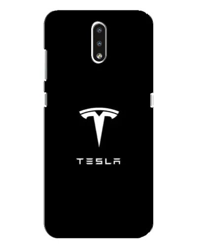 Чехол для Nokia 2.3 с картинкой «Tesla White Logo»
