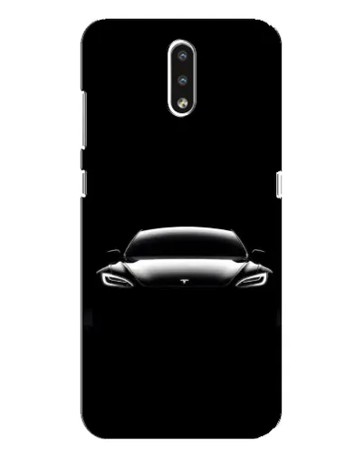 Чехол для Nokia 2.3 с картинкой «Фары Tesla Night»