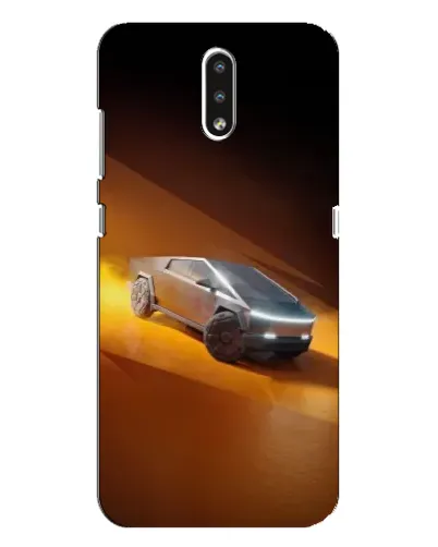 Чехол для Nokia 2.3 с картинкой «Cybertruck в пустыне»