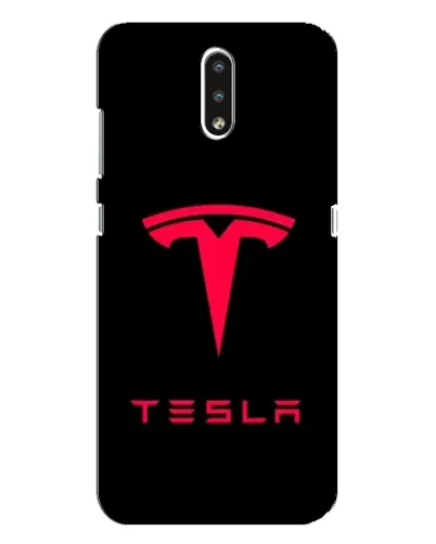 Чехол для Nokia 2.3 с картинкой «Tesla Red Logo»