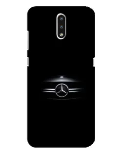 Чехол для Nokia 2.3 с картинкой «Mercedes — абстрактные линии»