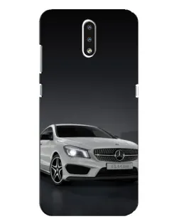 Чехол для Nokia 2.3 с картинкой «Mercedes AMG GT Silver»