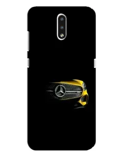 Чехол для Nokia 2.3 с картинкой «Mercedes — ретро стиль»