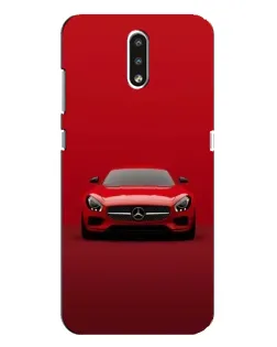 Чехол для Nokia 2.3 с картинкой «Красный Mercedes AMG»