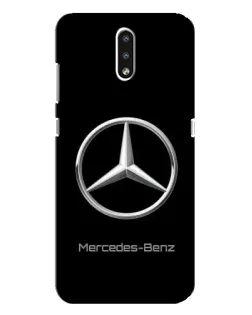 Чехол для Nokia 2.3 с картинкой «Mercedes Silver Logo»
