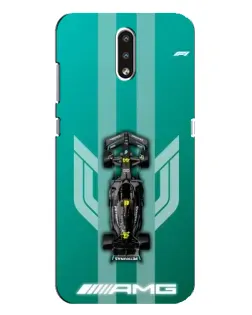 Чехол для Nokia 2.3 с картинкой «Mercedes AMG Petronas»