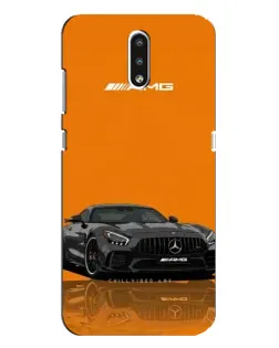 Чехол для Nokia 2.3 с картинкой «Оранжевый Mercedes AMG»