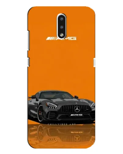 Чехол для Nokia 2.3 с картинкой «Оранжевый Mercedes AMG» Чехол для Nokia 2.3 с картинкой «Оранжевый Mercedes AMG»
