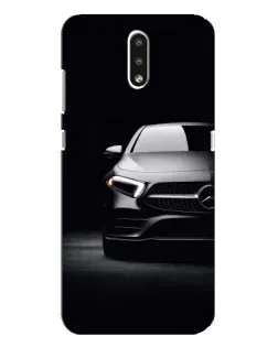 Чехол для Nokia 2.3 с картинкой «Свет фар Mercedes»