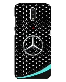 Чехол для Nokia 2.3 с картинкой «Mercedes — бирюзовый акцент»