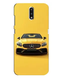 Чехол для Nokia 2.3 с картинкой «Желтый Mercedes GT»