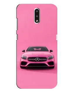 Чохол для Nokia 2.3 з картинкою «Рожевий Mercedes AMG»