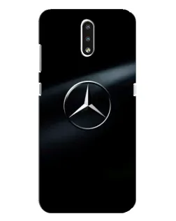 Чохол для Nokia 2.3 з картинкою «Mercedes на металі»