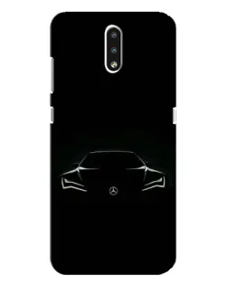Чохол для Nokia 2.3 з картинкою «Mercedes — силует авто»