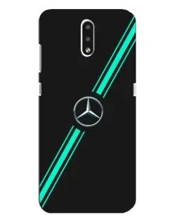 Чохол для Nokia 2.3 з картинкою «Спортивні лінії Mercedes»