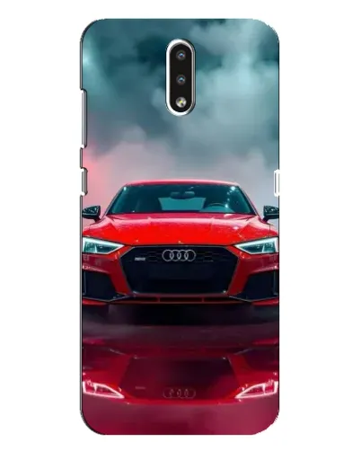 Чехол для Nokia 2.3 с картинкой «Audi RS — красный стиль» Чехол для Nokia 2.3 с картинкой «Audi RS — красный стиль»