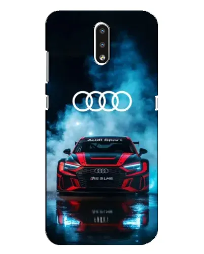 Чехол для Nokia 2.3 с картинкой «Audi Sport — неон» Чехол для Nokia 2.3 с картинкой «Audi Sport — неон»