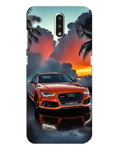 Чехол для Nokia 2.3 с картинкой «Audi — закат» Чехол для Nokia 2.3 с картинкой «Audi — закат»