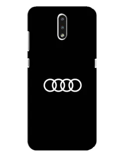 Чехол для Nokia 2.3 с картинкой «Audi White Logo»