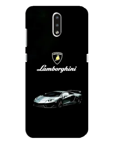 Чехол для Nokia 2.3 с картинкой «Логотип Lamborghini классика»