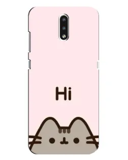 Чохол для Nokia 2.3 з картинкою «Пушин каже Hi»