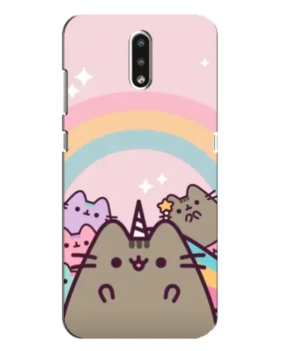 Чехол для Nokia 2.3 с картинкой «Единорог Pusheen»