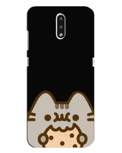 Чехол для Nokia 2.3 с картинкой «Пушин на черном»