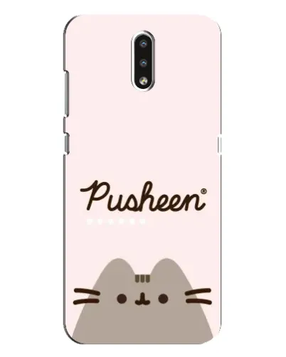 Чехол для Nokia 2.3 с картинкой «Pusheen логотип»