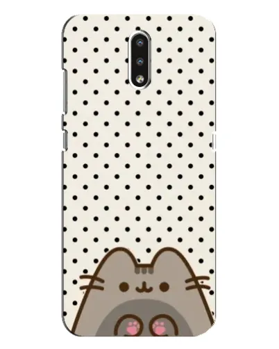 Чехол для Nokia 2.3 с картинкой «Пушин в горошек»