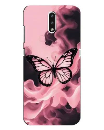 Чохол для Nokia 2.3 з картинкою «Метелик у диму»