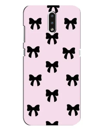 Чохол для Nokia 2.3 з картинкою «Чорні банти Coquette»