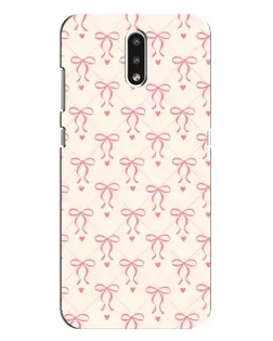 Чохол для Nokia 2.3 з картинкою «Рожеві бантики Coquette»