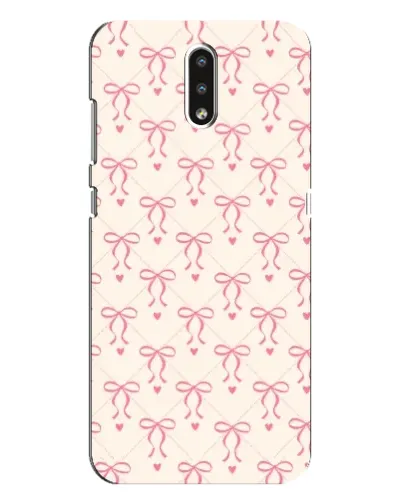 Чохол для Nokia 2.3 з картинкою «Рожеві бантики Coquette»