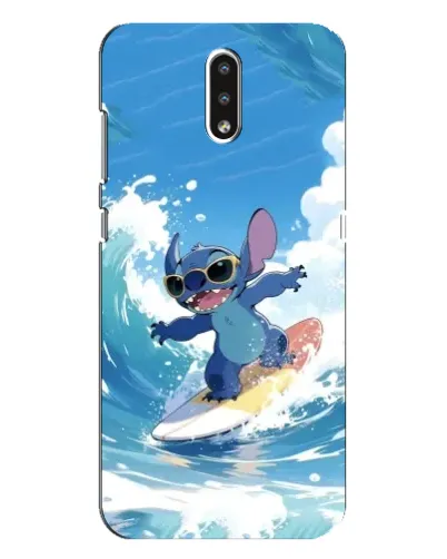 Чехол для Nokia 2.3 с картинкой «Стич на волне»