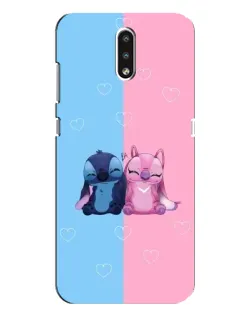 Чехол для Nokia 2.3 с картинкой «Stitch и Angel Love» Чехол для Nokia 2.3 с картинкой «Stitch и Angel Love»