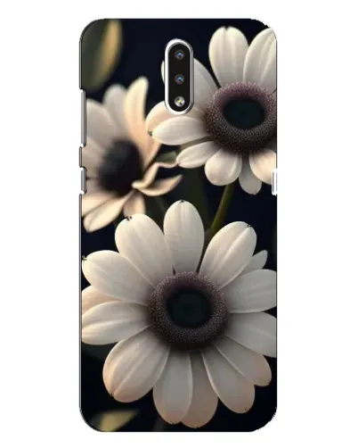 Чехол для Nokia 2.3 с картинкой «Белые маргаритки макро» Чехол для Nokia 2.3 с картинкой «Белые маргаритки макро»