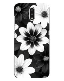 Чехол для Nokia 2.3 с картинкой «Монохромные астры»