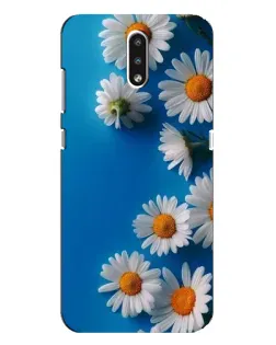 Чехол для Nokia 2.3 с картинкой «Белоснежные маргаритки»