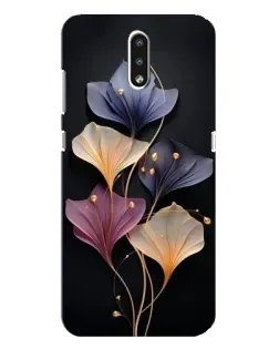 Чехол для Nokia 2.3 с картинкой «Лиловые цветы грации»