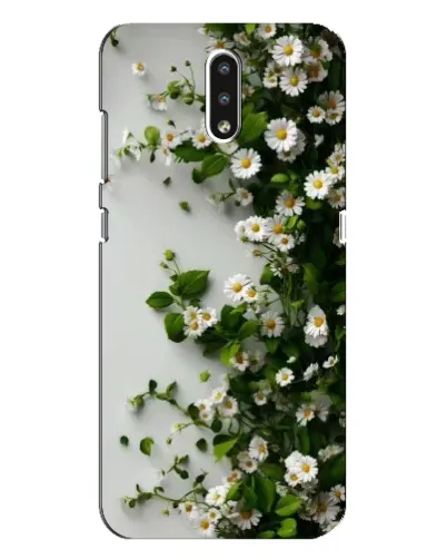 Чехол для Nokia 2.3 с картинкой «Ветка мелких белых цветов» Чехол для Nokia 2.3 с картинкой «Ветка мелких белых цветов»